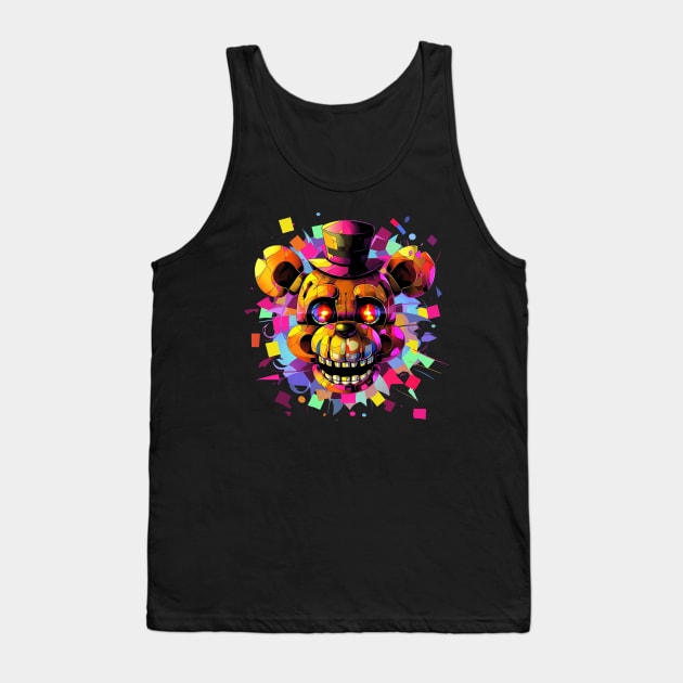 freddy fazbear Tank Top by sample the dragon